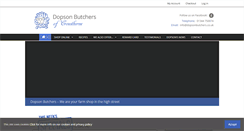 Desktop Screenshot of dopsonbutchers.co.uk